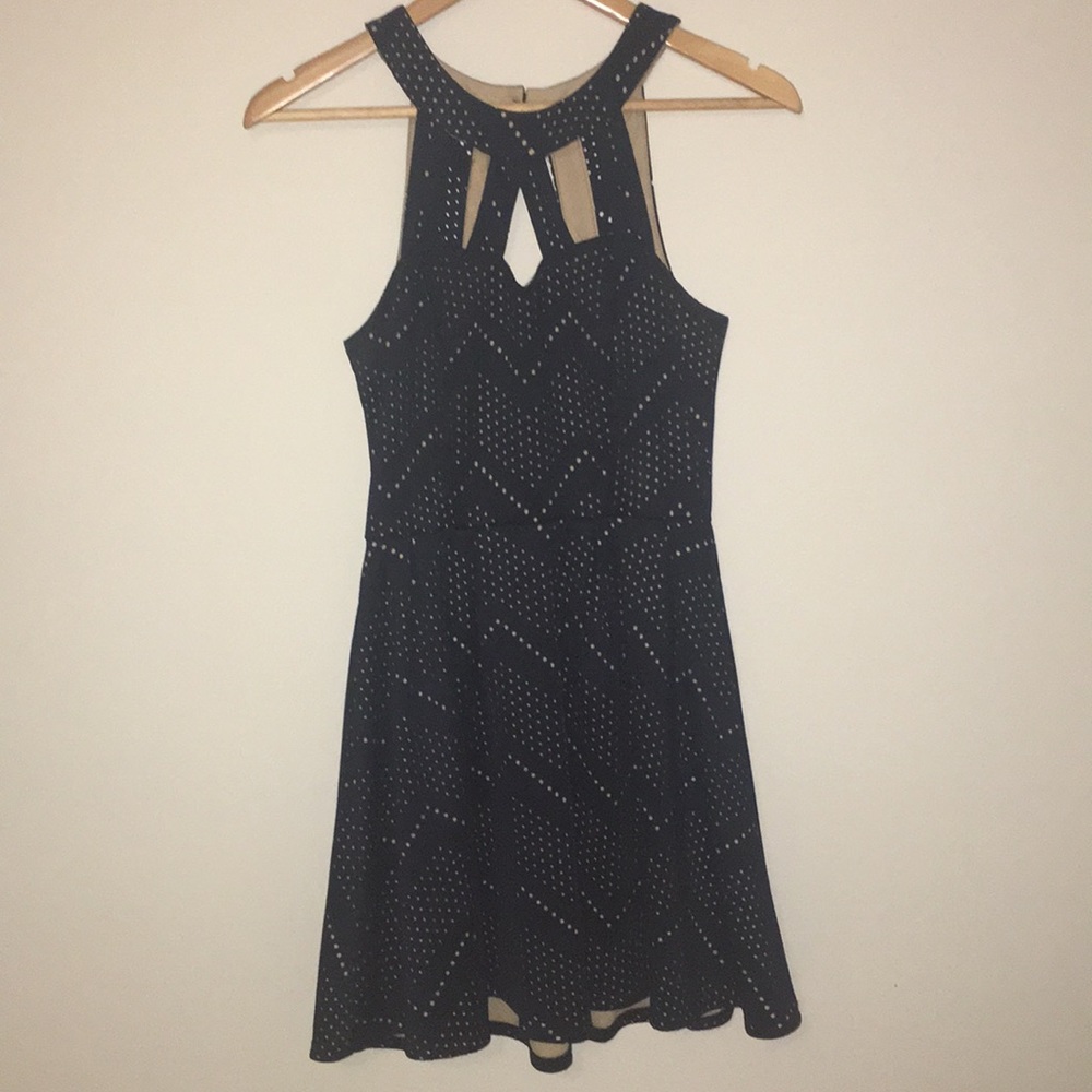 A cocktail dress